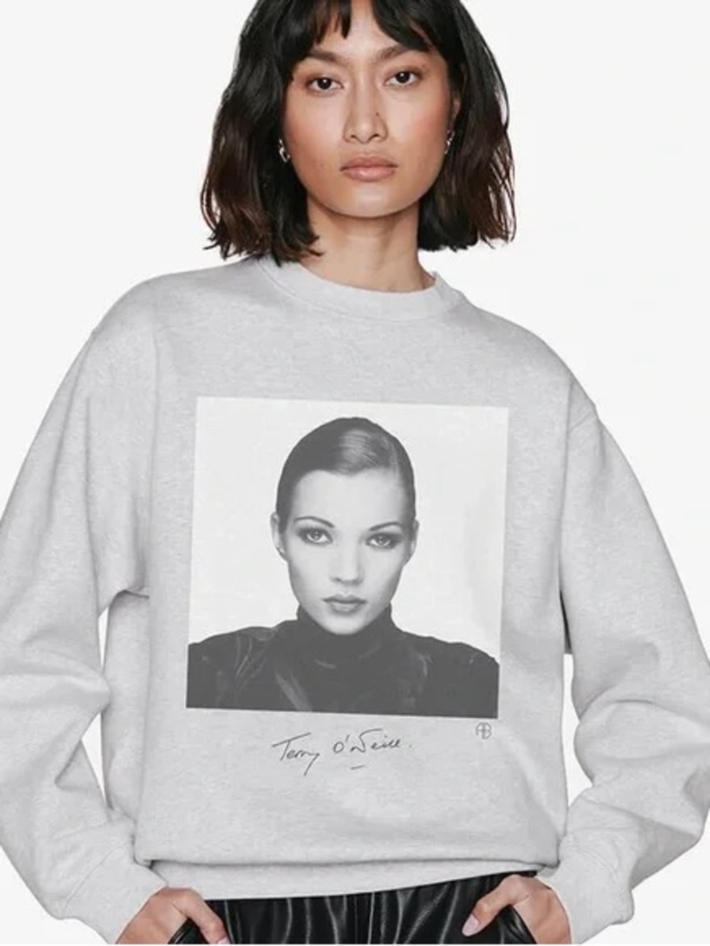 ANINE BING - Iconic Kate Moss Crewneck Sweatshirt